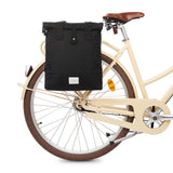 Rucksack Fahrradtasche "CITY Bikepack" schwarz 40/52 cm 2in1