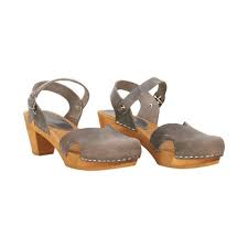 Sandalen Clogs MATRIX Gr.41 flex Holzsohle Leder