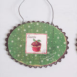 Schild oval "SWEETS"