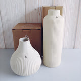 Storefactory Adala Vase beige gerade hoch Keramik