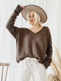 Bypias SWEETIE Mohair Pullover jumper, Espresso