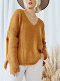 BYPIAS Sweetie Mohair Pullover, CINNAMON