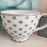 Greengate Teacup Teetasse Laurie white grey