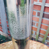 Vase "Kelch" 60 cm Nickel - gehämmert