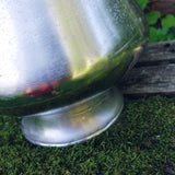 Vase gehämmert silber Nickel 32cm