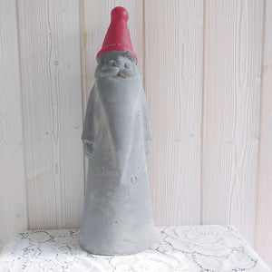 Figur "Weihnachtsmann" grau Beton